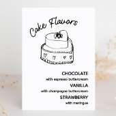 Taart smaken Moderne minimalistische bruiloft teke