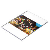 Taart smash van feestende Fubby's Notitieboek (Linkerzijde)