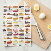 Taart Social Pi Day Slices Bake Sale Dessert Food Theedoek (Quarter Fold)