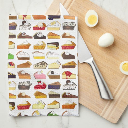 Taart Social Pi Day Slices Bake Sale Dessert Food Theedoek (Quarter Fold)