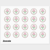 Taart Sticker ~ Dank je (Vel)