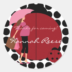 Taart Topper Sticker lieveheersbeestje