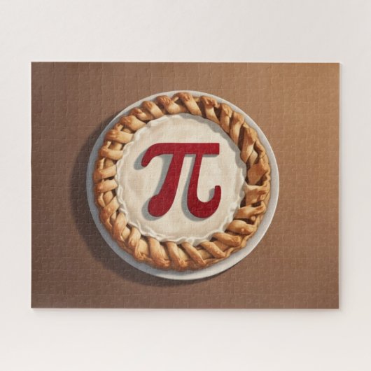 Taart voor Pi Day Legpuzzel (Horizontaal)