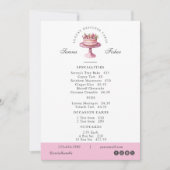 Taartbakkerij Uw eigen Logo Cafe Menu prijslijst (Voorkant)