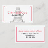 taartbakkerij-Visitekaartje Afsprakenkaartje (Voorkant / Achterkant)