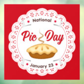 Taartdag, 23 januari, EET TAART! Raamsticker (Vel 3)