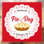 Taartdag, 23 januari, EET TAART! Raamsticker (Vel 2)