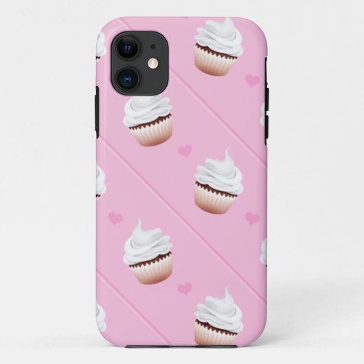 taartdiagonaal strepen Case-Mate iPhone case (Achterkant)
