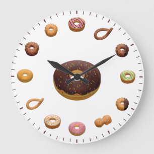 Taarten en Donuts Thema Grote Klok