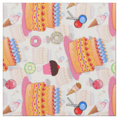 Taarten en gebak wit stof (Close Up)