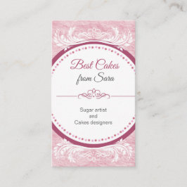 taarten, handgemaakte 3 D taarten, gebak-fornuizen Visitekaartje