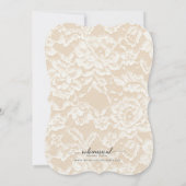 Taarten & Slipjes lingerie feest uitnodiging 5x7 (Achterkant)