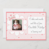 Taarten & snacks en veel plezier, eerste verjaarda kaart (Voorkant)