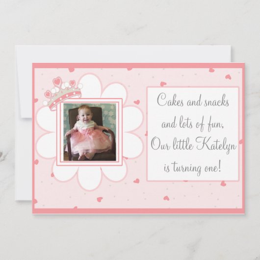 Taarten & snacks en veel plezier, eerste verjaarda kaart (Voorkant)