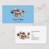 Taarten & snoepjes Cupcake Home Bakkerij Gebak Sno Visitekaartje (Voorkant / Achterkant)