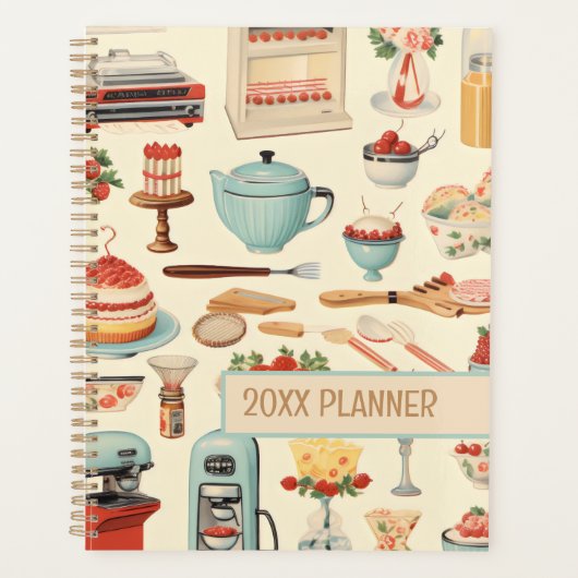 Taarten Theepotjes en snoepjes Keuken Planner (Voorkant)