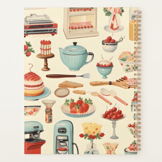 Taarten Theepotjes en snoepjes Keuken Planner (Achterkant)