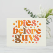 Taarten Voor Mannen Kaart (Staand voorkant)