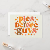 Taarten Voor Mannen Kaart (Voorkant / Achterkant in situ)