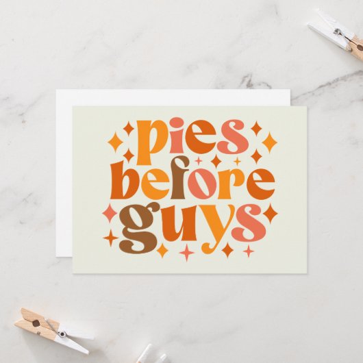 Taarten Voor Mannen Kaart (Voorkant / Achterkant in situ)