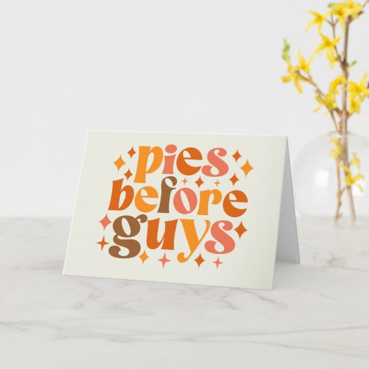 Taarten Voor Mannen Kaart (Gele Bloem)