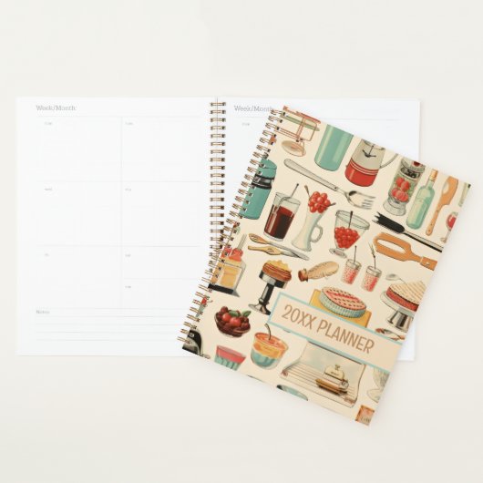 Taarten vorken en snoepjes Keuken Planner (Display)