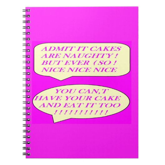 Taarten zijn leuk gemaakt voor etensliefhebbers kl notitieboek (Voorkant)