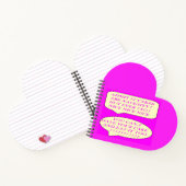 Taarten zijn leuk gemaakt voor eters roze     notitieboek (Binnen)