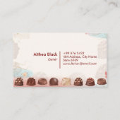 taartenwinkel | Chocoladetaart Visitekaartje (Voorkant)