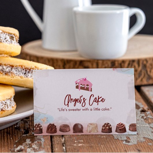 taartenwinkel | Chocoladetaart Visitekaartje