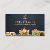 taartenwinkel | Royal Golden Cake Visitekaartje (Achterkant)