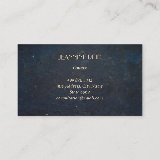 taartenwinkel | Royal Golden Cake Visitekaartje (Voorkant)