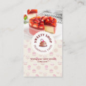 taartenwinkel | Traditionele smaakindustrie Visitekaartje (Achterkant)