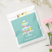 Taartjes Cake Stand Turquoise Aangepaste Tekst Bedankzakje (Gezegeld)