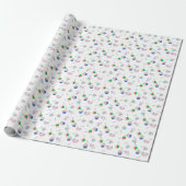 Taartjespapier met bedankje cadeaupapier (Uitgerold)