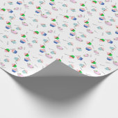 Taartjespapier met bedankje cadeaupapier (Hoek)