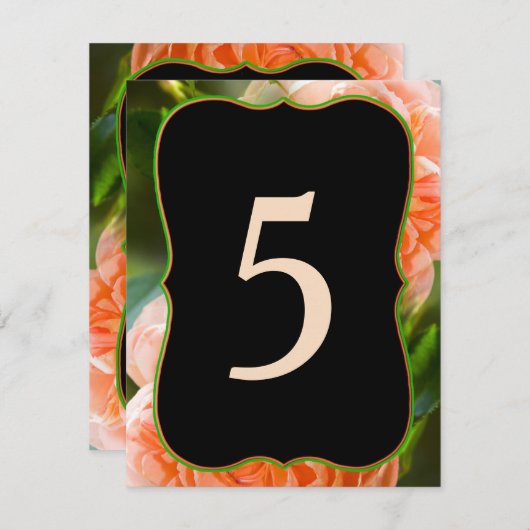 TAARTKAARTEN - VERANDER NUMMERS OP ELK KAART (Voorkant / Achterkant)