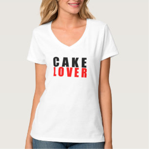 Taartliefhebber, ik hou van taart t-shirt