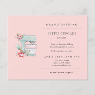 Taartmixer Bakkerij Grand Opening Flyer