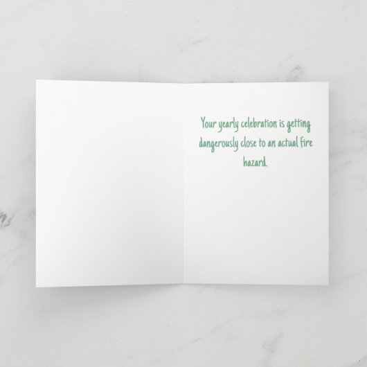 Taartpunt die "stuk uit" roept. kaart (Binnen)