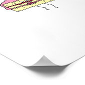 Taartpunt, taart thema poster (Hoek)