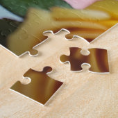 Taartpunt verjaardagstaart legpuzzel (Zijkant)