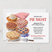 Taartuitdeelavondfeest kaart (Voorkant)