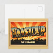 Taastrup Denemarken Toren Briefkaart (Voorkant / Achterkant)