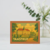 Taastrup Denemarken Toren Briefkaart (Staand voorkant)