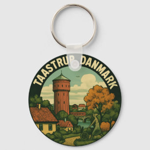 Taastrup Denemarken Toren Sleutelhanger