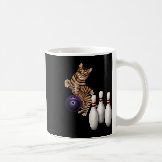 Tab Funny Cat Bowling Koffiemok (Rechts)