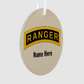 Tab van de Ranger Army School - Ornament (voorkant)
