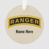 Tab van de Ranger Army School - Ornament (voorkant)