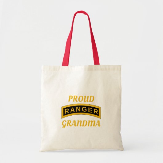 Tab van de Ranger Army School - Proud Grandma - Ta Tote Bag (Voorkant)